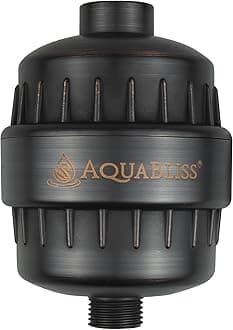 AquaBliss High Output Revitalizing Shower Filter - Reduces Dry Itchy Skin, Dandruff, Eczema, and Dramatically Improves The Condition of Your Skin, Hair and Nails - Oil Rubbed Bronze (SF100-ORB)