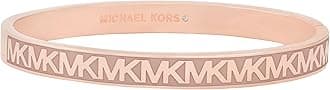 Michael Kors Women's Rose Gold Logo Heart Bangle - MKJ5039791
