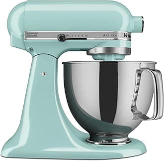 KSM150PSIC Artisan Series 5-Qt. Stand Mixer with Pouring Shield - Ice