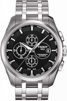 Tissot Chronograph Silver Strap Men's Wrist Watches T0356271105100