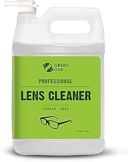 Lens Cleaner Refill Professional Lens Cleaner Refill– Best for Eyeglasses, Cameras, and Lenses - Safely Cleans Fingerprints, Dust, Oil (1 Gallon Refill)