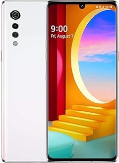 LG Velvet 5G (128GB, 6GB RAM) 6.8" OLED, Snapdragon 765, 48MP 4K Camera, US 5G/Global 4G LTE T-Mobile Unlocked (AT&T, Metro, Straight Talk, Latin) LM-G900TM (Aurora White) (Renewed)