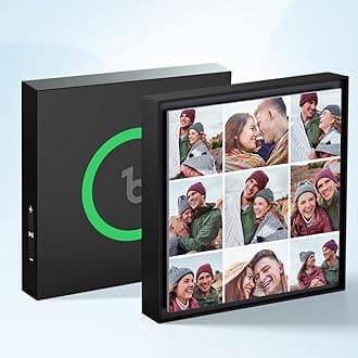 Custom Music Fridge Magnet Personalized Spotify Plaque Magnet Can Play Songs & Adjust Volume Customized Photo Album Refrigerator Magnets Gifts for Valentine's Day Anniversary for Couples Him Her 5.0
