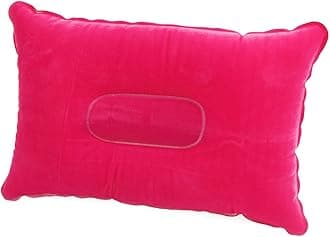 Inflatable Camping PPillow, Ultralight and Comfortable Inflatable Pillow, Travel Camping Hiking Backpacking Inflatable Pillow (Rose Red)