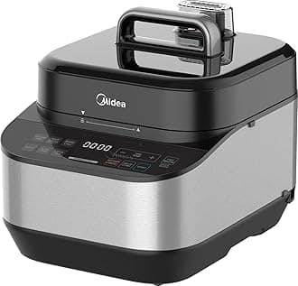 Electric Pressure Cooker, 14° Inclined Panel, 8-in-1 Olla de Presion, Multi-Functional Programmable Slow Cooker, Rice Cooker, Steamer, Sauté Pan, Yogurt Maker and More, 5 Quart