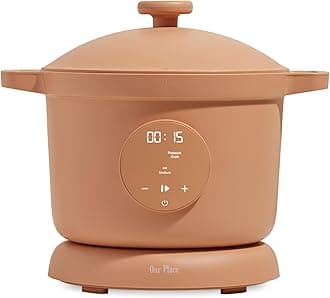 Dream Cooker | 6 Qt Ceramic Nonstick Multicooker & Pressure Cooker with Touchscreen Controls & Auto Steam Release | 4 Modes: Pressure Cook, Sauté/Sear, Slow Cook & Warm | Spice
