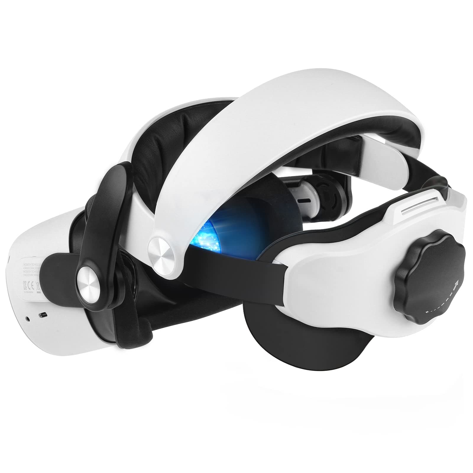 NEWENMO Adjustable Head Strap for Meta/Oculus Quest 2 Enhanced Support and Comfort, Upgraded Head Strap Reduce Head Pressure, with Quest 2 Accessories in VR