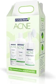 Acne kit with Oil control Complex and Salicylic Acid, Mattify, Sgently exfoliate, for blemish prone skin, balncing the oil, reduce spots anti acne formula