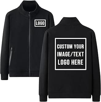 GoldflyCustom Track Jacket Design Personalized Sweatshirt Womens Jackets Zip Up Fleece Coats