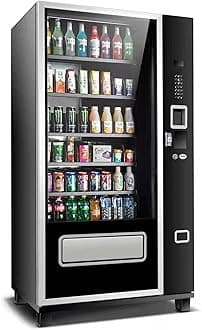 EPEX Beverage Large Combo Vending Machine with Stratified Temp Control Black EP-G654 0