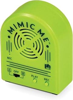 Prevue Hendryx 62900 Mimic Me Voice-Recording Unit for Birds Green Small