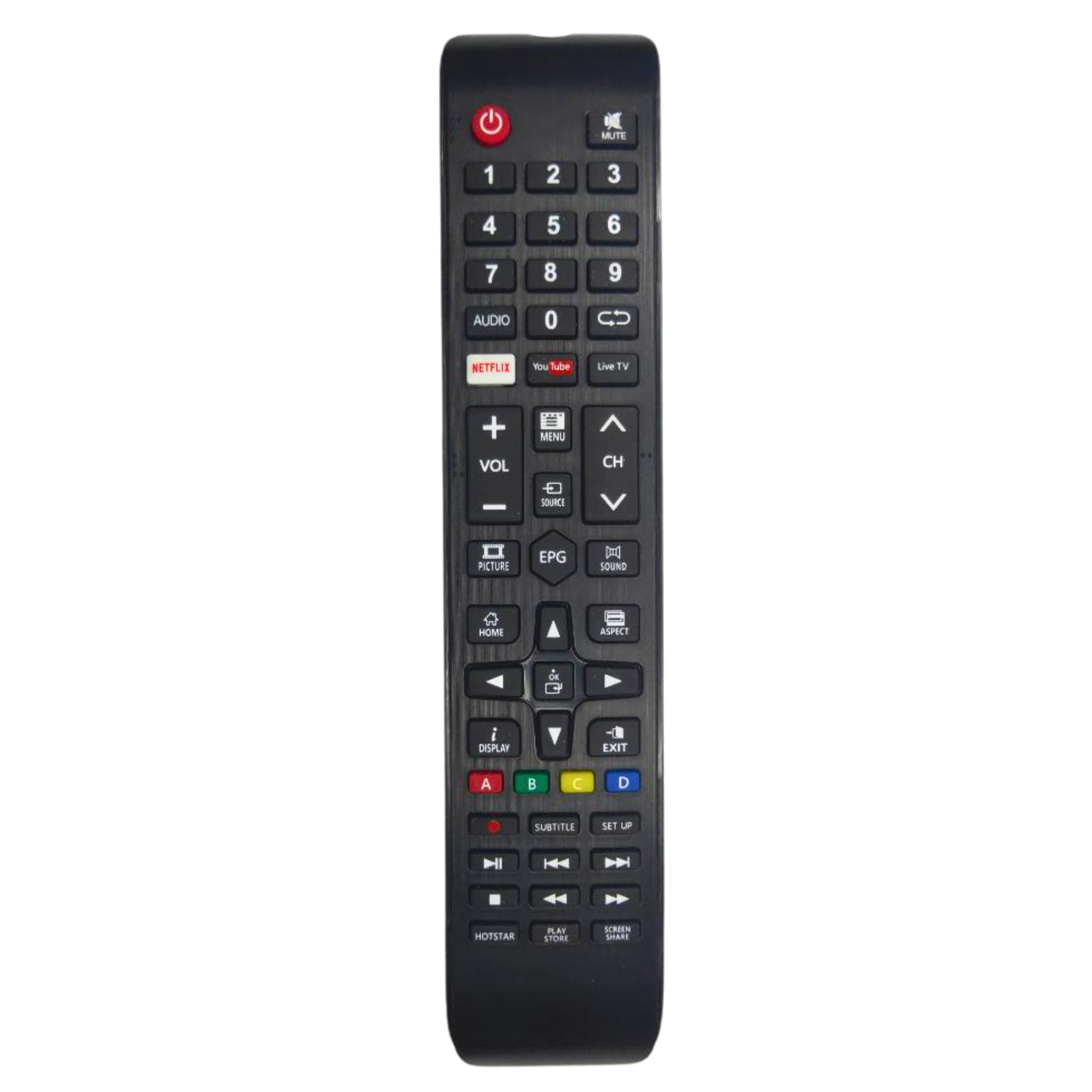 - Remote Control for Cemex, Treeview, Eairtec & Wisdom LCD LED Smart Universal TV Remote with Netflix & YouTube (Black, CEMEX NET You/Smart Cloud Led Tv) (Match Old Remote Before Buying)