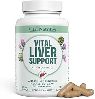 - Vital Liver Support New Formula Liver Supplement and Liver Vitamin – 9-in-1 Liver Health Formula,Cleanse & Repair Formula with Organic Milk Thistle Supports Liver Health Cleanse