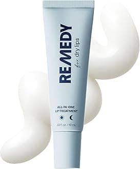 Remedy for Dry Lips - Hydrating and Healing Lip Balm Ointment with Ceramides, Peptides, and Dimethicone - Repairs Dry, Cracked Lips - By Dermatologist Dr. Shah