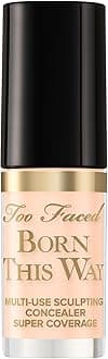 Too Faced Born This Way Super Coverage Multi-Use Concealer | Full Coverage, Non-Comedogenic, Oil Free + Long Lasting Concealer | Hyaluronic Acid, Coconut Water + Alpine Rose