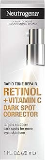 Rapid Tone Repair Dark Spot Corrector Face Serum with Hyaluronic Acid, Retinol & Vitamin C, Daily Anti Wrinkle Retinol Serum & Dark Spot Corrector to Brighten & Even Tone, 1 oz