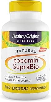 – Healthy Origins Tocomin SupraBio Tocotrienols 50 mg (Non-GMO, Full Spectrum, Gluten Free, Cardiovascular Support, Skin Support), 150 Softgels