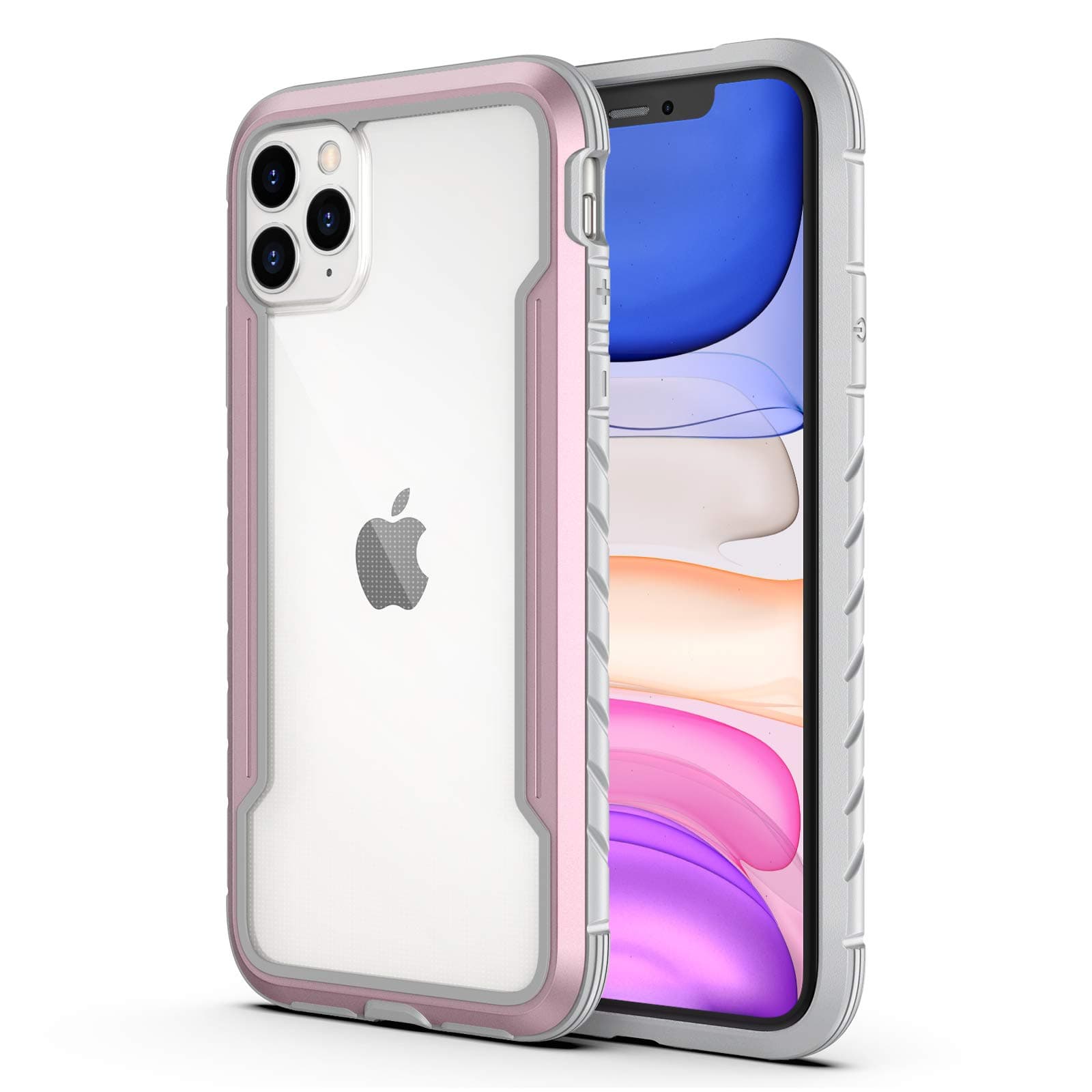 Aodh Compatible with iPhone 11 Pro Case, Clear iPhone 11 Pro Cases with Edge Shockproof Protection, TPU Protective Case for Apple iPhone 11 Pro 5.8 Inch (Rose Gold) (V-AOD-11P-04)