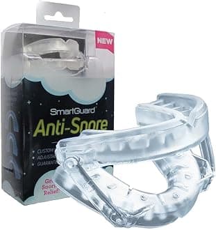 Anti-Snore Device by New Customizable Snore Reducing Mouthpiece – Reduce Snoring Aid for Men and Women – Most Comfortable and Adjustable Oral Appliance - Holds Jaw Forward to Open Airway