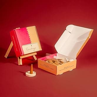 Nirmalaya Luxury Incense Cones | Handmade & Organic | Made in India from Recycled Flowers | Charcoal-Free, Bamboo-Free | 40 Cones, 100g | for Spiritual Rituals, Yoga & Meditation (Rose)