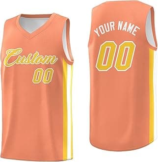 KXK Personalized Your Own Basketball Jersey Sports Shirt Printed Custom Team Name Number Logo for Men Youth