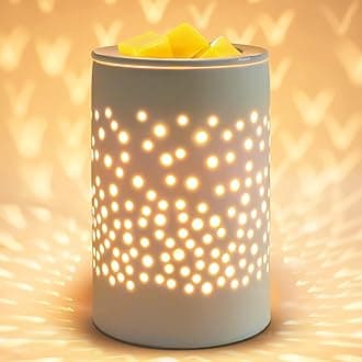 Bobolyn Ceramic Electric Wax Melt Warmer Candle Waxing Warmer Burner Melt Wax...