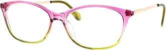 Womens Classic Mod Minimal Oval Rectangular Reading Glasses