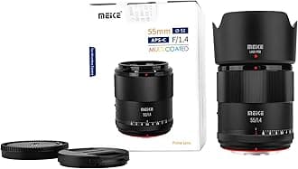 Meike 55mm F1.4 Standard Aperture APS-C Frame STM Auto Focus Fixed Prime Portrait Lenses for Sony E Mount Mirrorless Cameras ZV-E10 ZVE10 II A6600 A6400 A5000 A5100