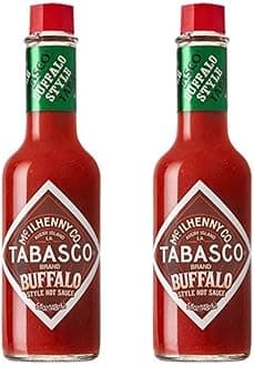 2 Pack: "New" McIlhenny's Tabasco Brand Buffalo Style Hot Sauce - 5 Oz.