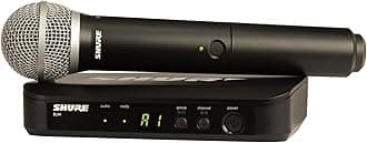 BLX24/PG58 Wireless Microphone System - 14-Hour Battery Life, 300 ft Range, UHF | Includes PG58 Handheld Vocal Mic, Single Channel Receiver | H10 Band (BLX24/PG58-H10)