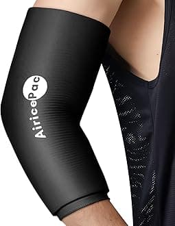 Elbow Ice Pack Wrap, Tennis Golfers Sleeve For Arm and Calf Injuries Reusable, Cold Compression for Pain Relief
