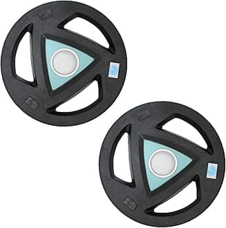 FH Rubber Olympic Weight Premium Plates | 1.25kg 2.5kg 5kg 10kg 20kg | 2" Barbell Plates for GYM Bar Ego Style (2.5)