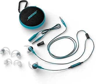 Bose SoundSport in-Ear Headphones for iOS Models, Blue - Wired