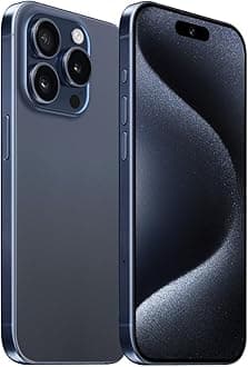 A15promax Unlocked 5G Phone 2024 Android 13 Cell Phones with 6.8" FHD Screen Smartphones Dual SIM|Face ID|48MP+108MP|Snapdragon 8cen2|8GB+256GB|6800 mAh(Blue)