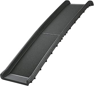 folding ramp for dogs – facilitates access to the boot – walking surface with sandpaper coating – 40 x 156 cm – width of walking surface: 33 cm – up to 90 kg – black – 3939