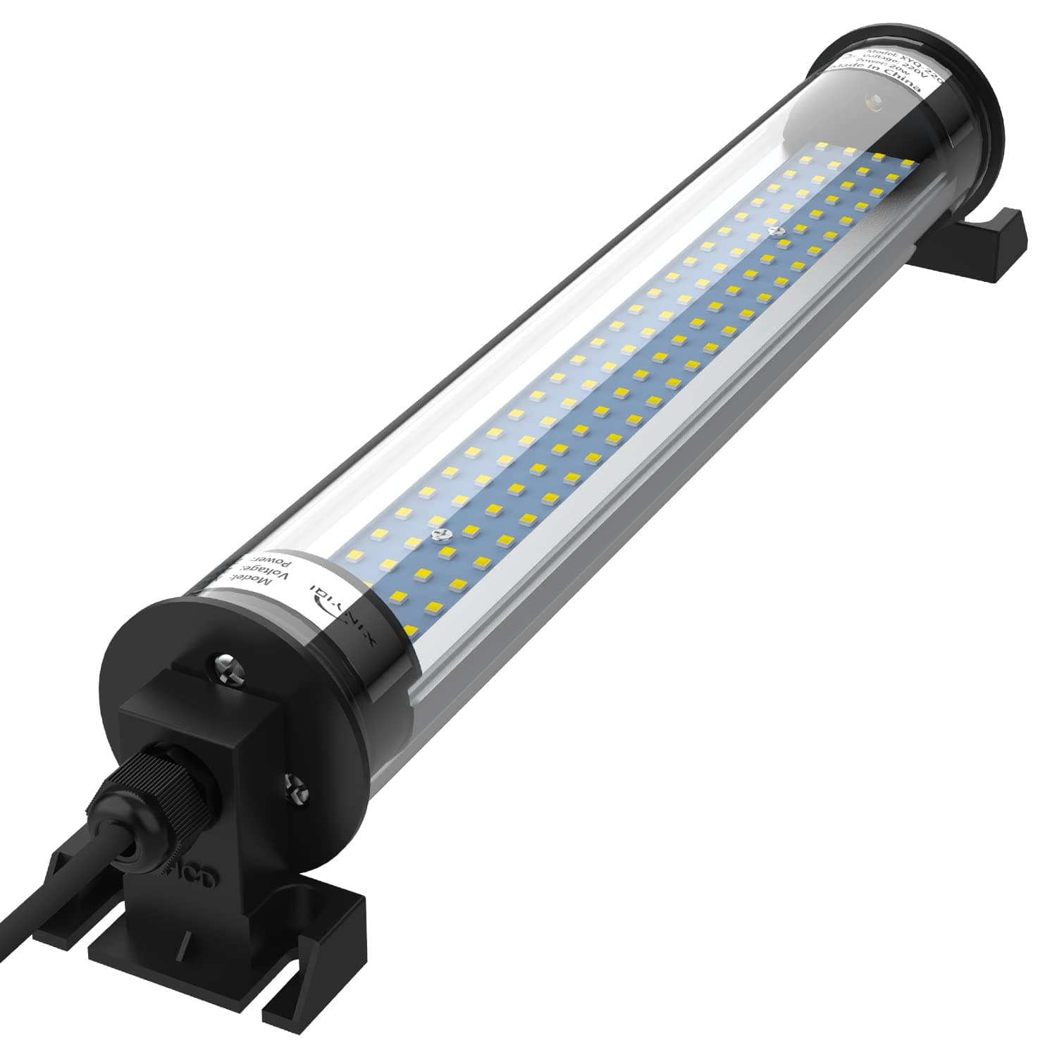 LED Work Light, Machine LED Tube Light, Explosionproof Work Lamp IP66 Waterproof 2500 Lumen 25W 120V-220V Floodlight Mounted on milling Machine Table Suitable for Workshop/Garage/milling Workshop etc