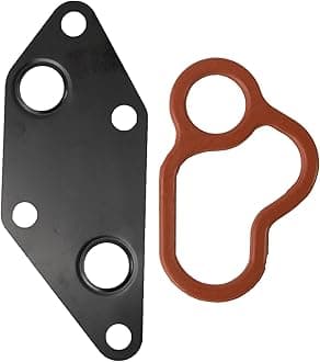 Engine Oil Cooler Gasket Set with Oring Seal Fit for Nissan Altima 2007-2013 Sentra 2007-2011 Rogue 2008-2018 X-trail 2007-2014 2.5L 21304-JA06A 21304-JA00A