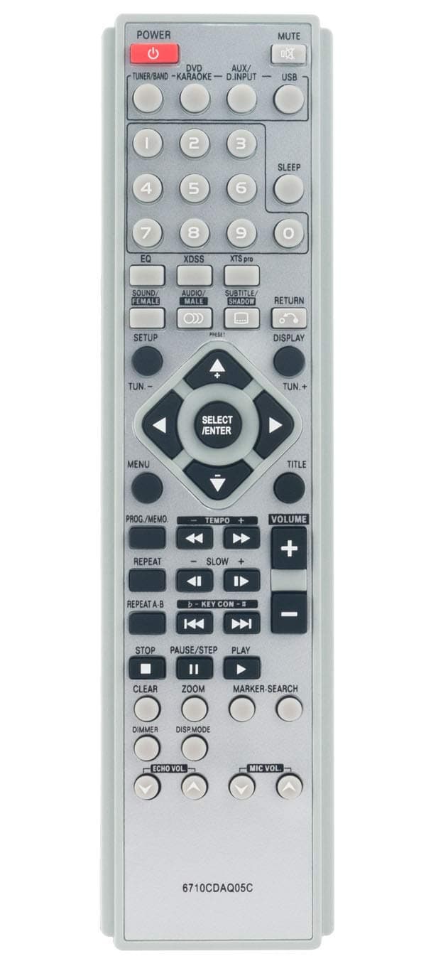 ALLIMITY 6710CDAQ05C Remote Control Replace for LG DVD System LF-K9150X LF-K9350X LF-K9350Q LF-K9350A/X LFS-K9350C LFS-K9350T LFS-K9350V LF-K9150Q LF-K9150A/X LFS-K9150V