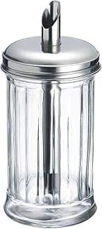 Westmark Sugar Dispenser, Volume: 300 ml, Glass/Stainless Steel, New York, Silver/Transparent, 65242260