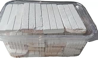 Natural Slate Pencils, White, Traditional Writing Sticks (2KG)