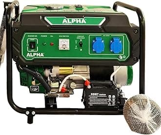 AK POWER SERVICE APLHA Portable Alpha GENSET ALPHA CLASSIC A3600 Portable 3.5KVA Petrol Generator with 1 year warranty