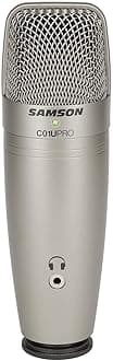 Samson C01U Pro - USB Studio Condenser Microphone