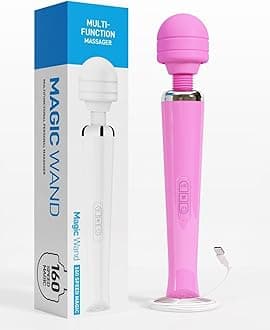 Powerful Big Massage for Woman Sports Recovery Muscle Aches Pain Neck Leg Back Hand Foot Shoulder Massager USB Plug Tool Rose Color