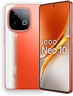 iQOO Neo 10 (Inferno Red, 8GB RAM, 128GB Storage) | Snapdragon 8s Gen 4 Processor & SuperComputing Chip Q1 | 7000 mAh Battery | Segment’s Highest 144 FPS Gaming Smartphone