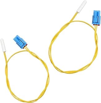 2PCS DA32-10105X Refrigerator Temperature Sensor Compatible with Samsung Refrigerator Defrost Thermostat Sensor Parts Replaces AP4338786 2030345 PS4138686 110182