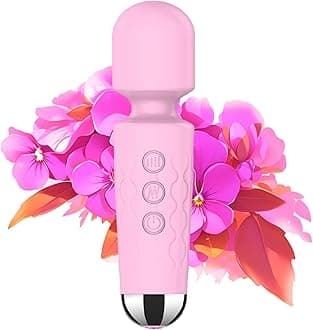 Back Small Bullet Massage for Women Rechargeable Electric Body Mini Personal Massager - for Foot - Arm Muscle Relaxation (Pink
