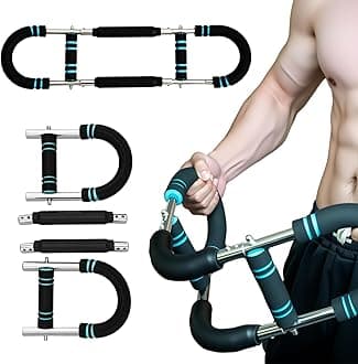 Homhut Twister Arm Trainer Adjustable Chest Workout Equipment, Arm Trainer, Twister Arm Trainer, Portable Power Twister Bar, Detachable Design Fitness Anywhere