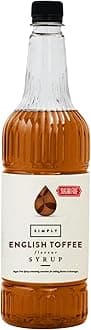 Simply Sugar Free English Toffee Syrup 1 Litre (Pack of 1)