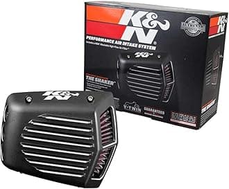 K&N Cold Air Intake System: High-Flow Air Filter, Increase Performance & Acceleration: Compatible with 2001-2017 Harley Davidson: (See Product Description for Selected Models) RK-3950