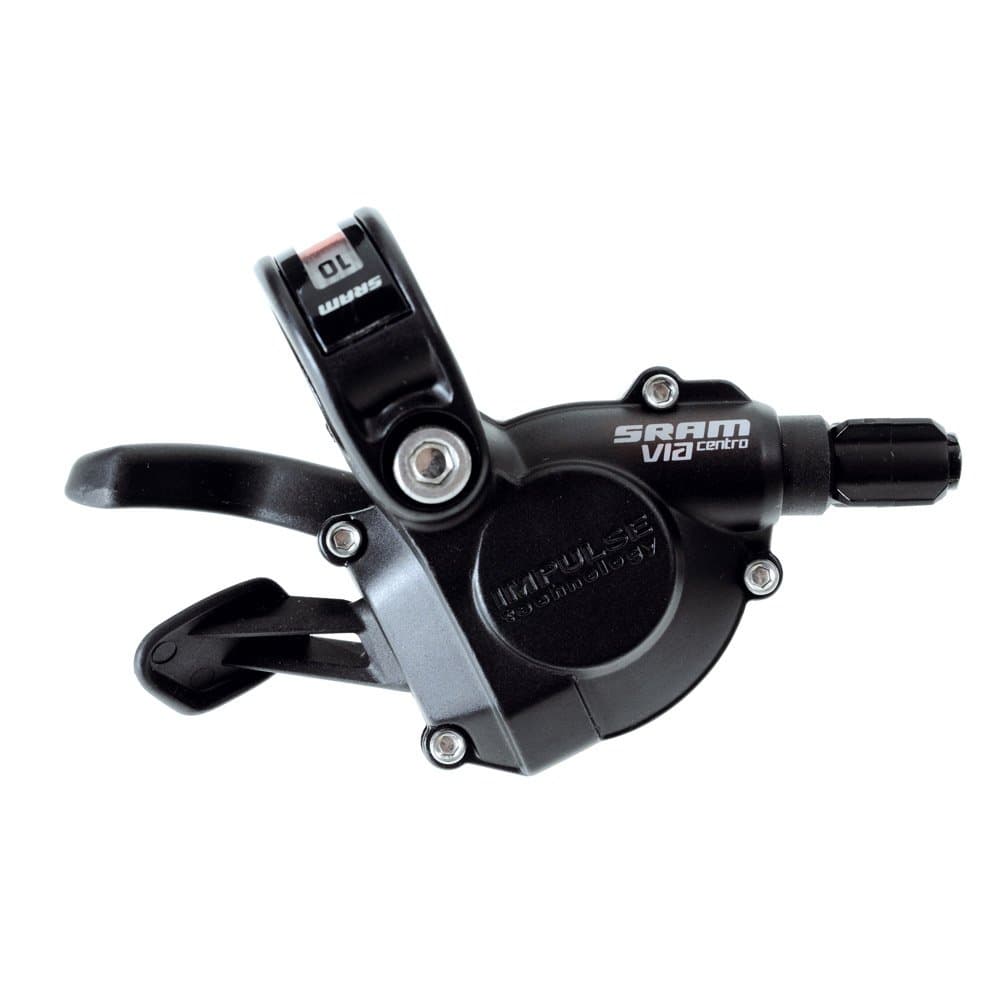 Sram DualDrive3 Front Trigger without Clickbox Via Rear Centro 10 Speed Shifter Match - Black